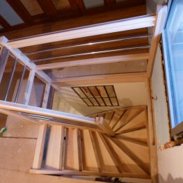 escaliers neufs et rénovations - Menuiserie Payneau Frontenas